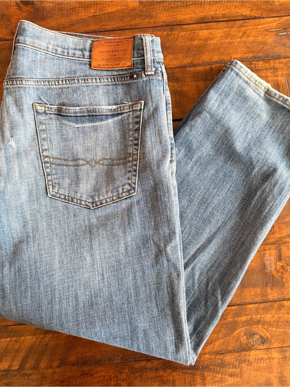 Lucky Brand 221 Straight Jeans, Men’s Size 38x30